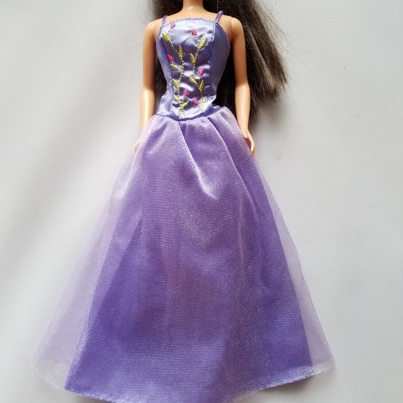 purple barbie dress